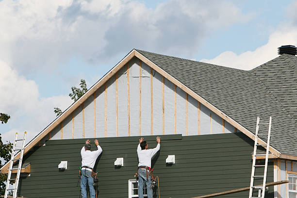 Professional Emergency Siding Repair technician working in Coalport, PA